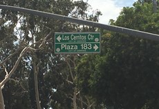 Cross Street Sign